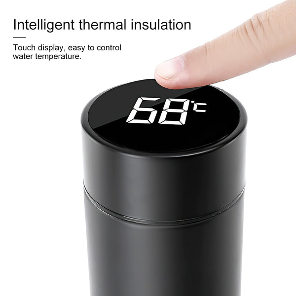 500ML Smart Thermos Water Bottle - gocyberbiz.com